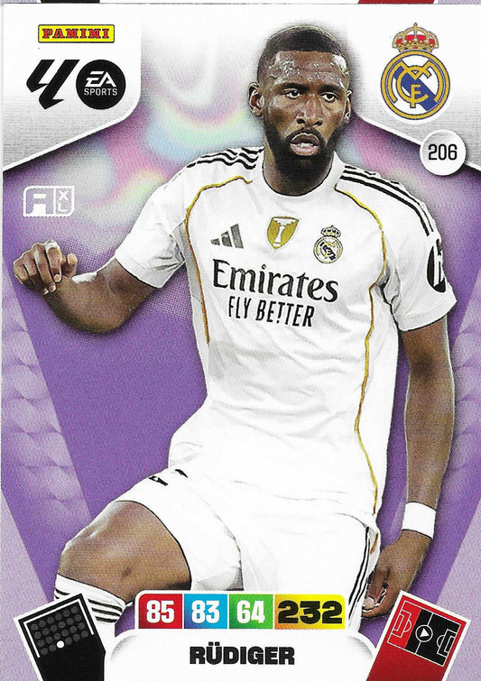 Rudiger Básica (206)  - Adrenalyn XL LaLiga 2025/2026