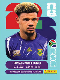 Ronwen Williams Sudáfrica (RSA2) - Sticker World Cup 2026