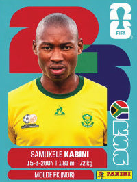 Samukele Kabini Sudáfrica (RSA5) - Sticker World Cup 2026