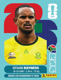 Iqraam Rayners Sudáfrica (RSA18) - Sticker World Cup 2026