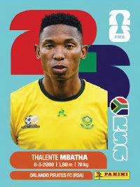 Thalente Mbatha Sudáfrica (RSA12) - Sticker World Cup 2026