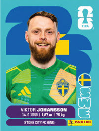 Viktor Johansson Suecia (SWE2) - Sticker World Cup 2026