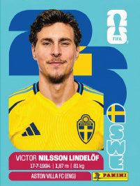 Victor Nilsson Lindelöf Suecia (SWE6) - Sticker World Cup 2026