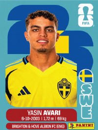 Yasin Ayari Suecia (SWE11) - Sticker World Cup 2026