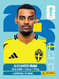 Alexander Isak Suecia (SWE19) - Sticker World Cup 2026