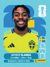 Anthony Elanga Suecia (SWE18) - Sticker World Cup 2026