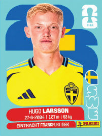 Hugo Larsson Suecia (SWE9) - Sticker World Cup 2026