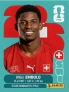 Breel Embolo Suiza (SUI17) - Sticker World Cup 2026