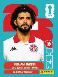 Ferjani Sassi Túnez (TUN11) - Sticker World Cup 2026