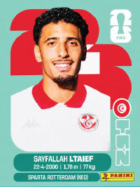 Sayfallah Ltaief Túnez (TUN19) - Sticker World Cup 2026