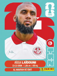 Aïssa Laïdouni Túnez (TUN10) - Sticker World Cup 2026