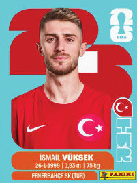 Ismail Yüksek Turquía (TUR10) - Sticker World Cup 2026