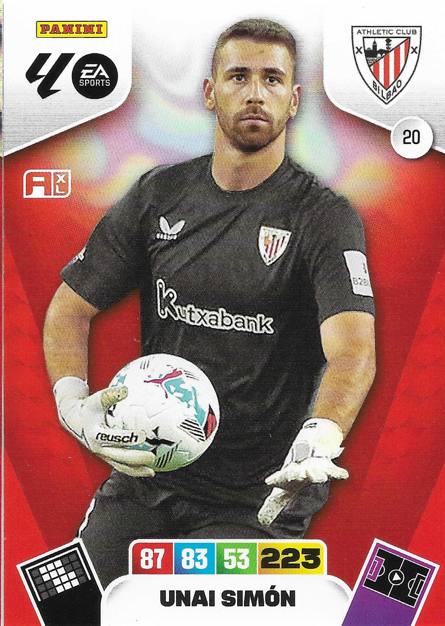 Unai Simón Básica (20)  - Adrenalyn XL LaLiga 2025/2026