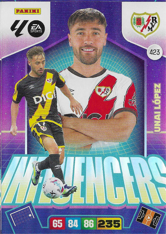 Unai López Influencer (423)  - Adrenalyn XL LaLiga 2025/2026