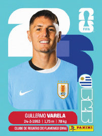 Guillermo Varela Uruguay (URU8) - Sticker World Cup 2026