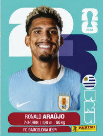 Ronald Araújo Uruguay (URU4) - Sticker World Cup 2026