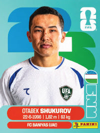 Otabek Shukurov Uzbekistán (UZB11) - Sticker World Cup 2026