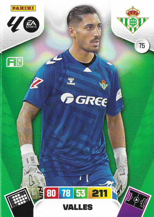 Vallés Básica (75)  - Adrenalyn XL LaLiga 2025/2026