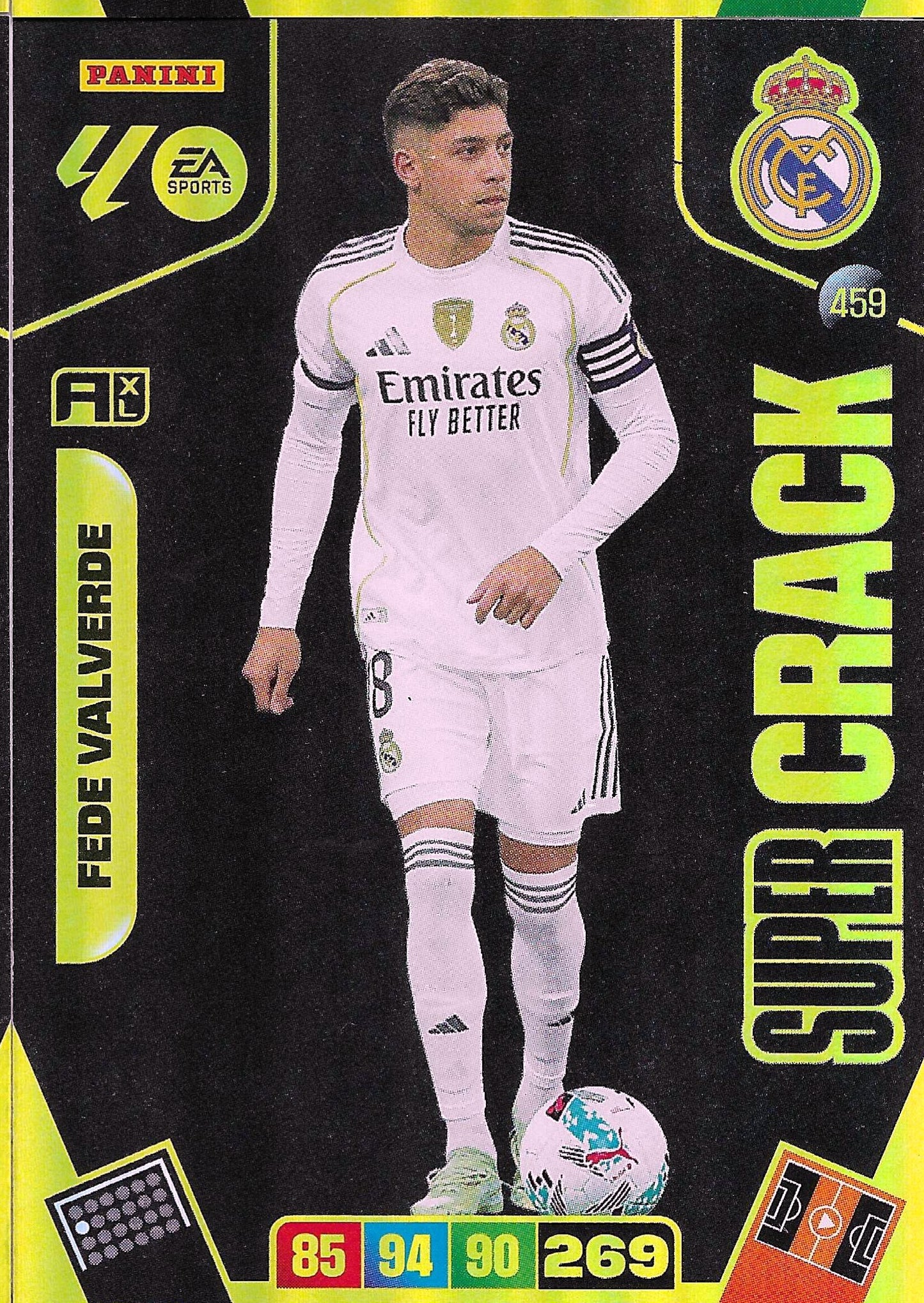 Fede Valverde Super Crack (459)  - Adrenalyn XL LaLiga 2025/2026