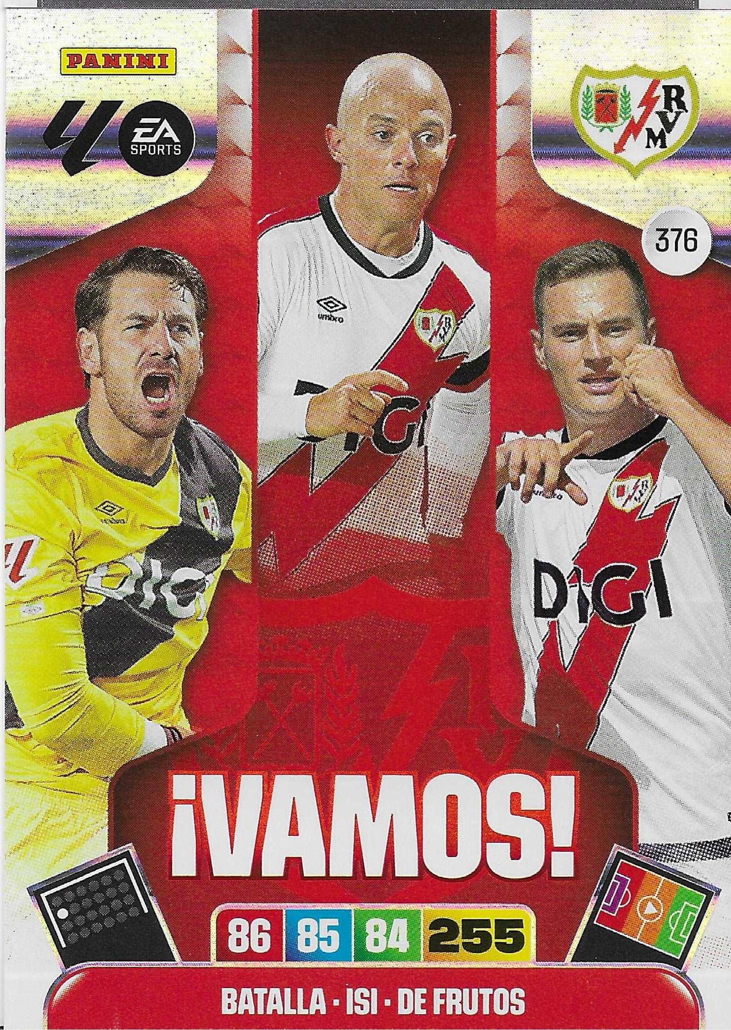 Rayo Vallecano Vamos (376)  - Adrenalyn XL LaLiga 2025/2026