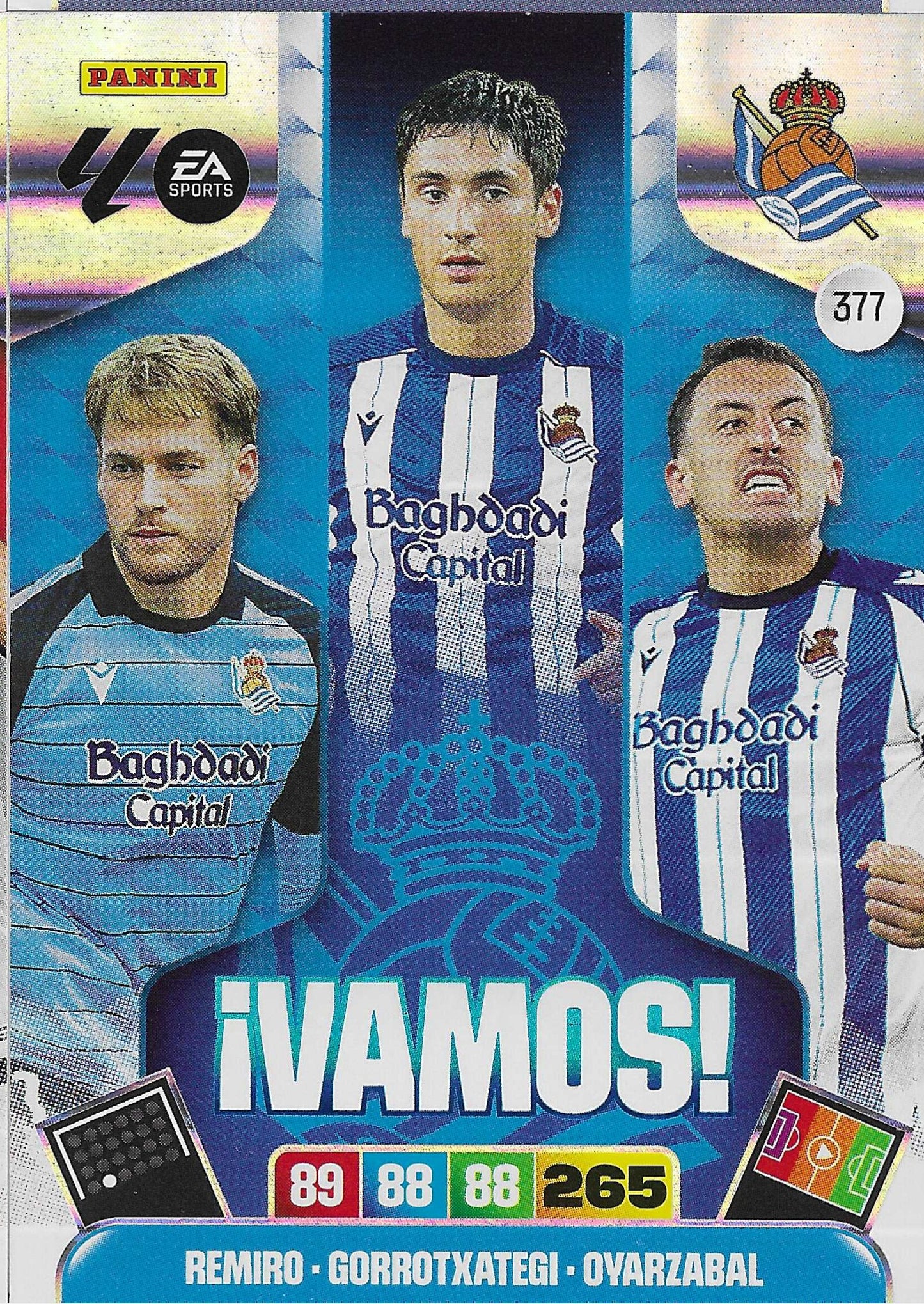 Real Sociedad Vamos (377)  - Adrenalyn XL LaLiga 2025/2026