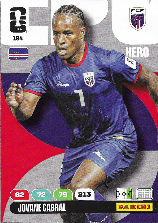 Jovane Cabral Básica (104)  - Adrenalyn XL World Cup 2026