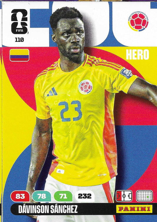 Dávinson Sánchez Básica (110)  - Adrenalyn XL World Cup 2026