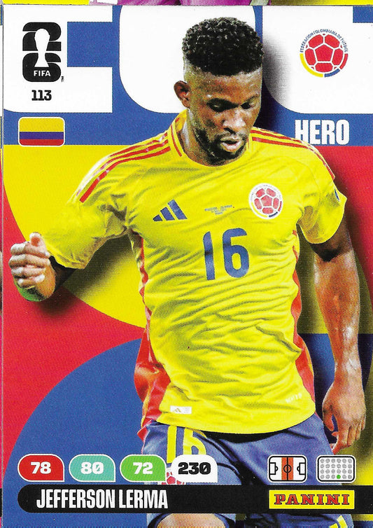 Jefferson Lerma Básica (113)  - Adrenalyn XL World Cup 2026