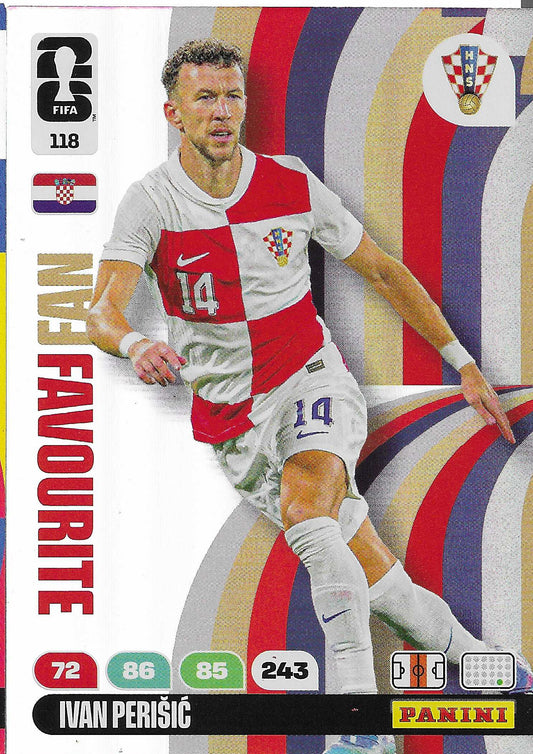 Ivan Perisic Fan Favorite (118)  - Adrenalyn XL World Cup 2026
