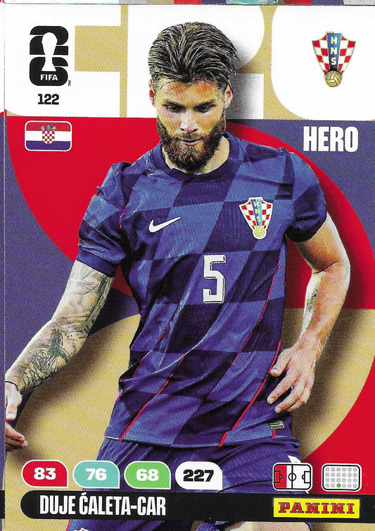 Duje Caleta-Car Básica (122)  - Adrenalyn XL World Cup 2026