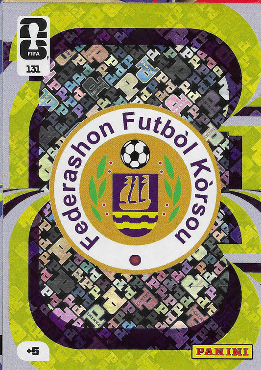 Escudo Curazao (131)  - Adrenalyn XL World Cup 2026