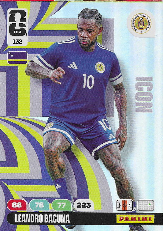 Leandro Bacuna Icon (132)  - Adrenalyn XL World Cup 2026