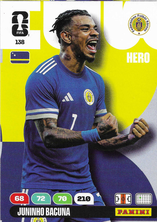 Juninho Bacuna Básica (138)  - Adrenalyn XL World Cup 2026
