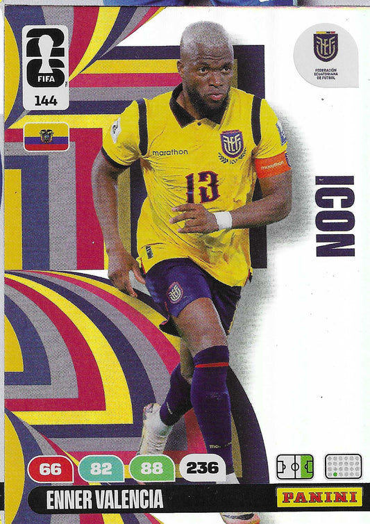 Enner Valencia Icon (144)  - Adrenalyn XL World Cup 2026