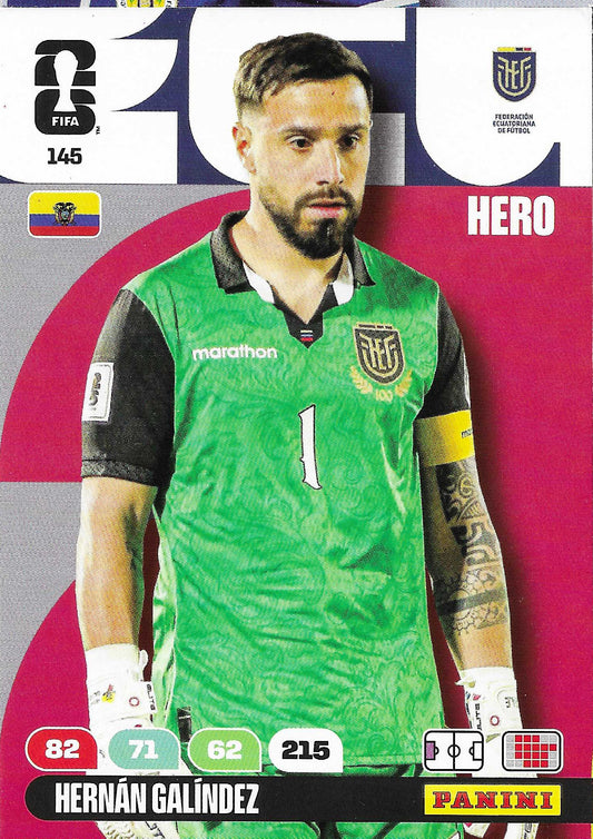 Hernán Galíndez Básica (145)  - Adrenalyn XL World Cup 2026