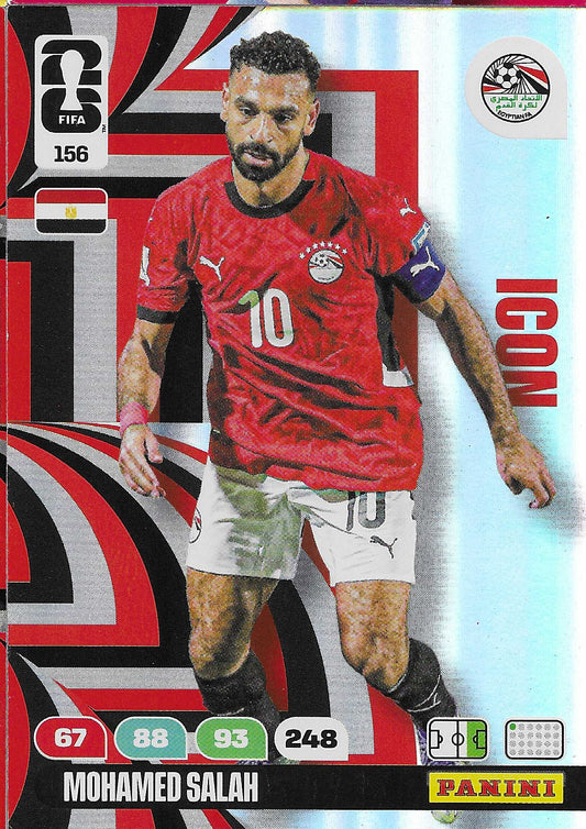 Mohamed Salah Icon (156)  - Adrenalyn XL World Cup 2026