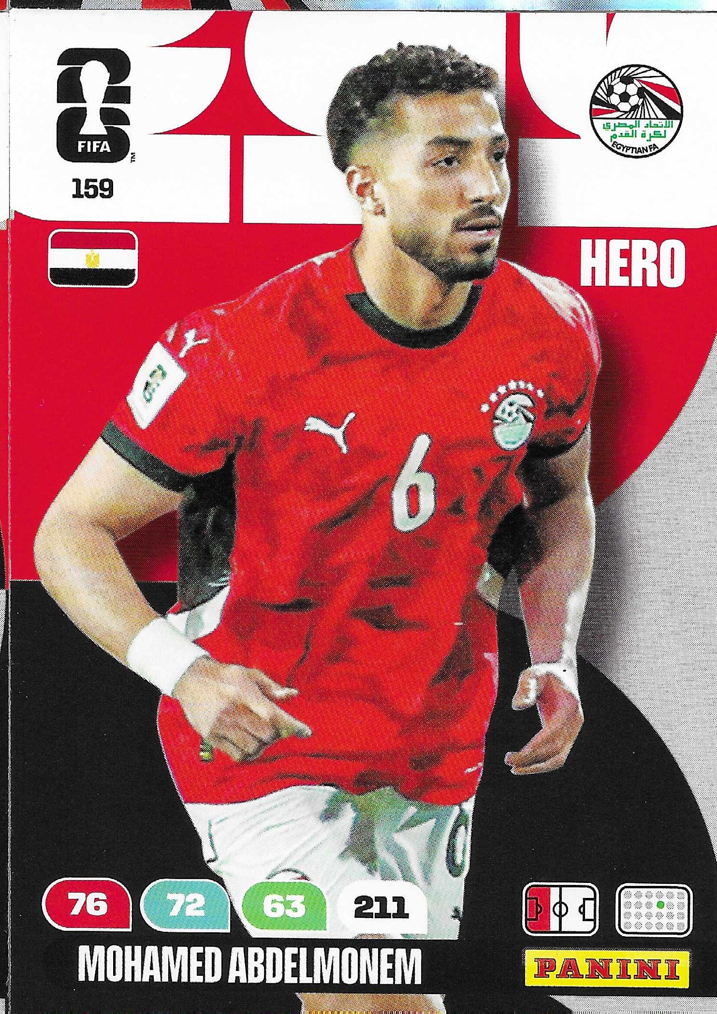 Mohamed Abdelmonem Básica (159)  - Adrenalyn XL World Cup 2026