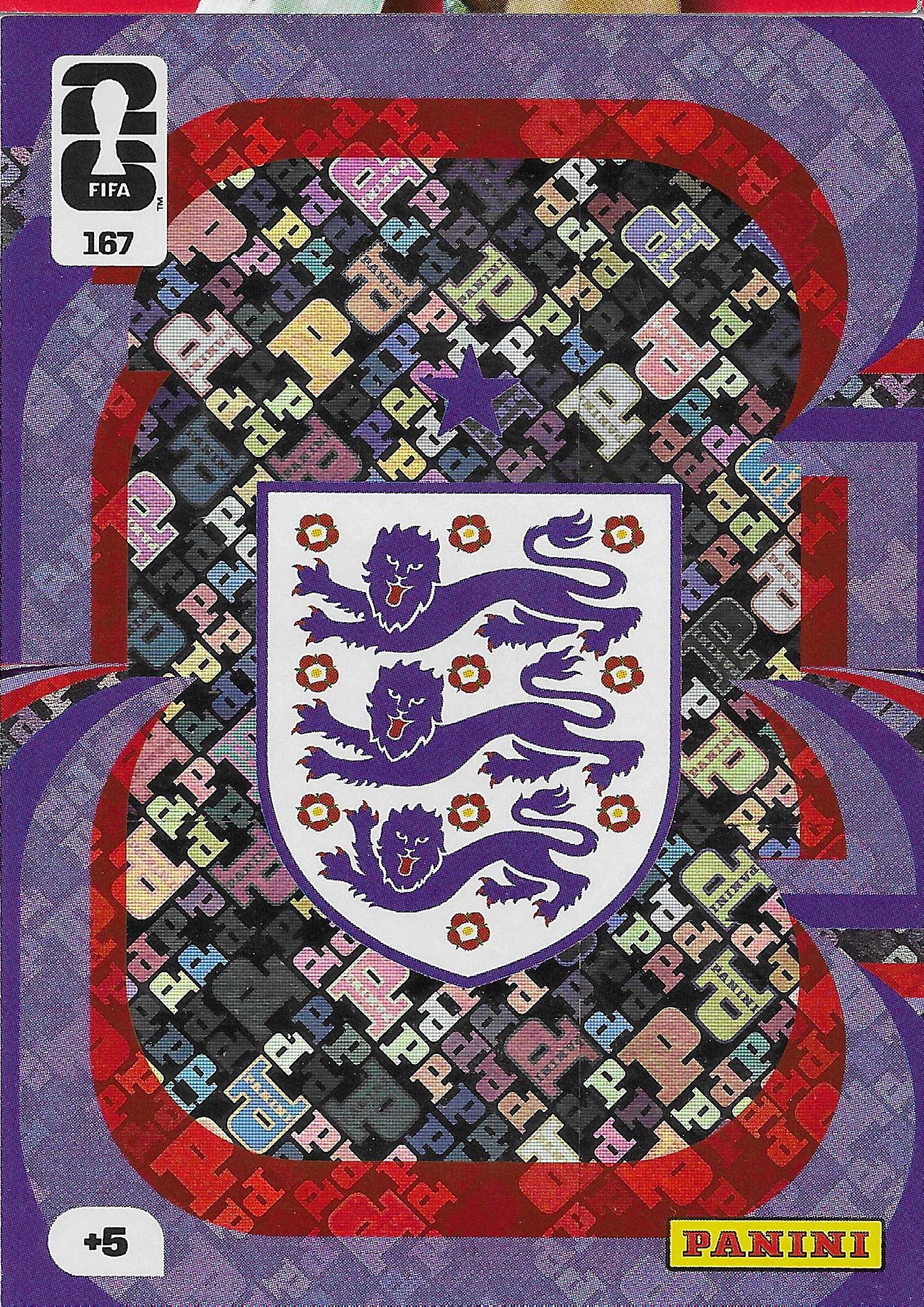 Escudo Inglaterra (167)  - Adrenalyn XL World Cup 2026