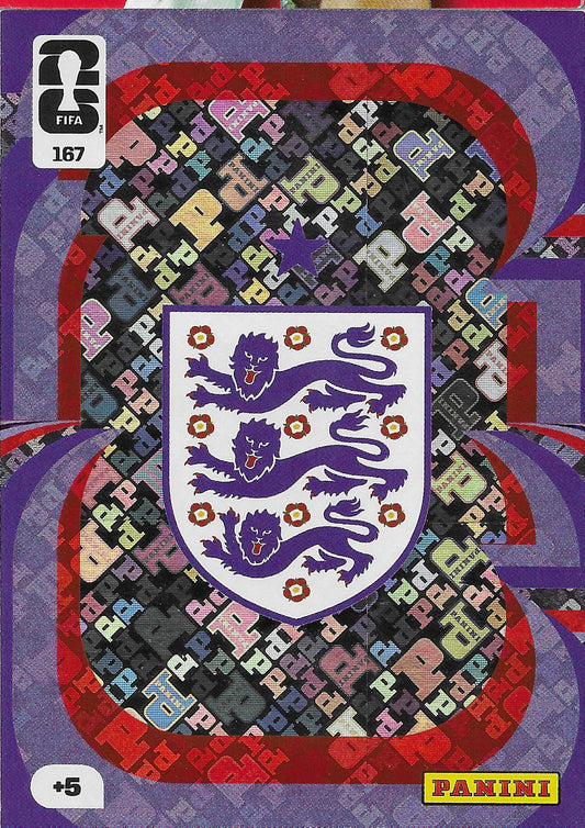 Escudo Inglaterra (167)  - Adrenalyn XL World Cup 2026