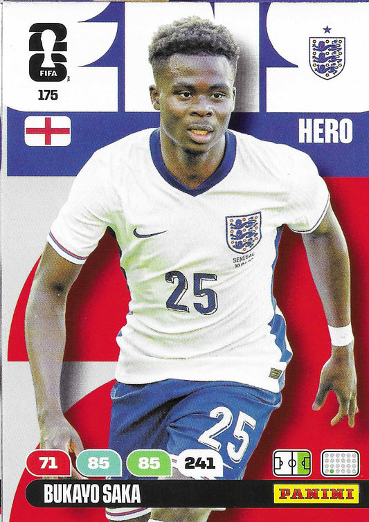 Bukayo Saka Básica (175)  - Adrenalyn XL World Cup 2026