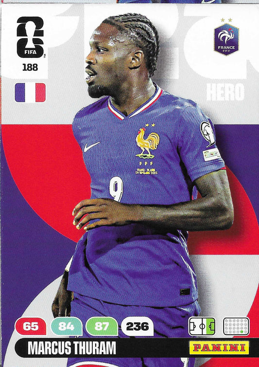 Marcus Thuram Básica (188)  - Adrenalyn XL World Cup 2026