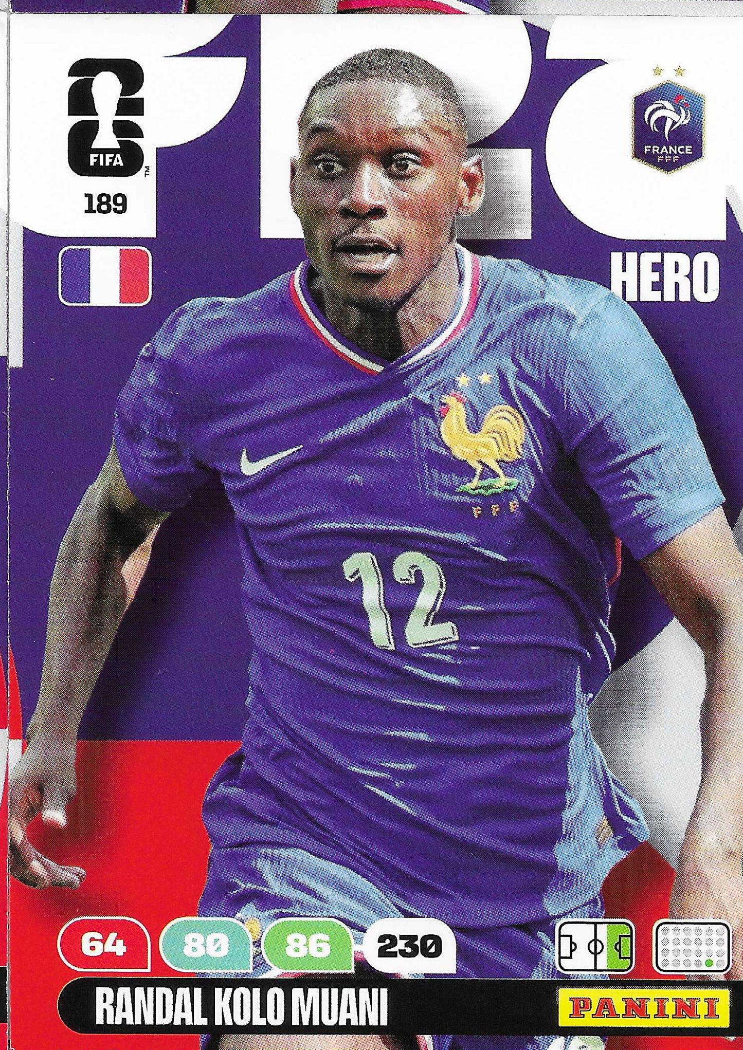 Randal Kolo Muani Básica (189)  - Adrenalyn XL World Cup 2026