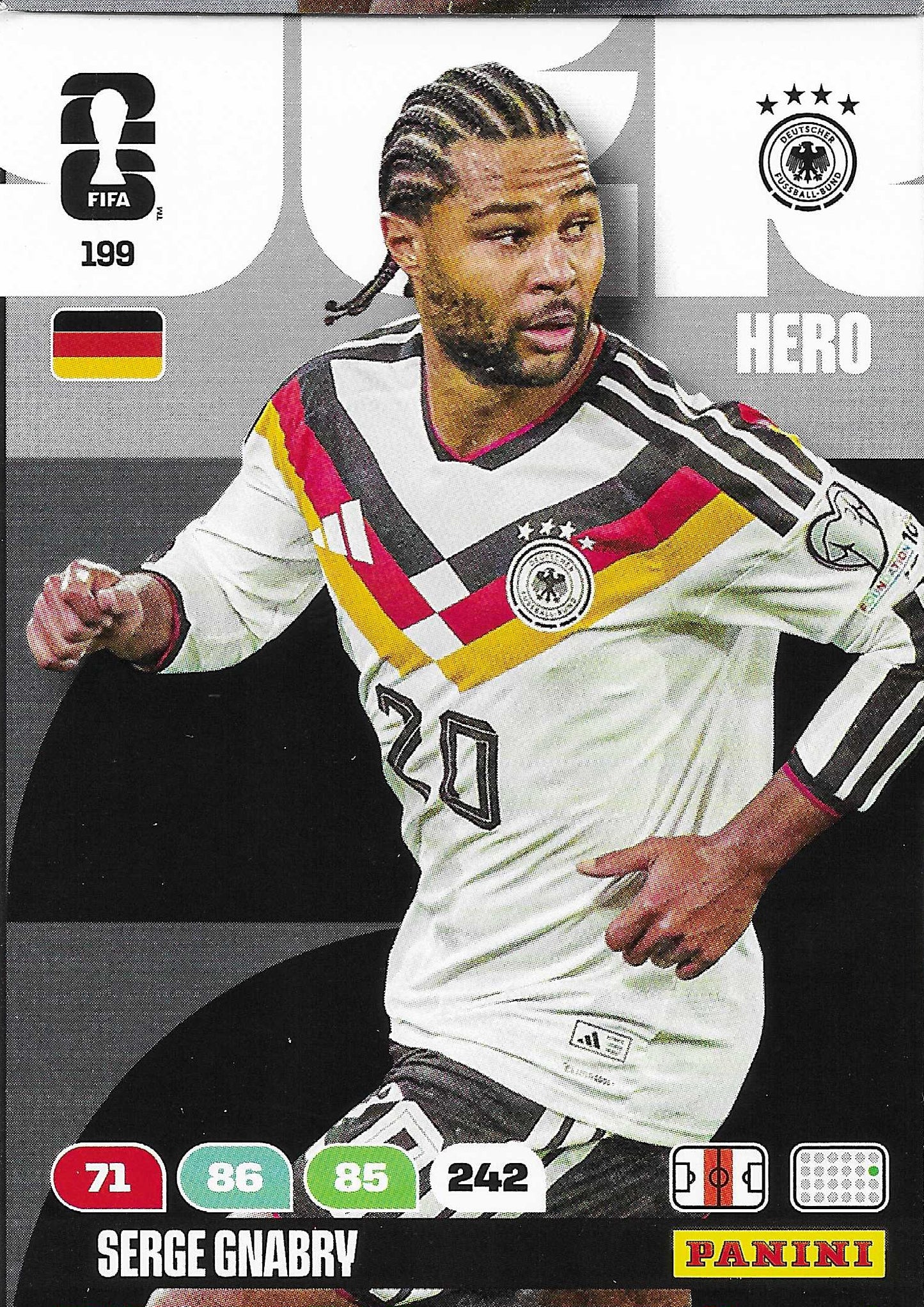 Serge Gnabry Básica (199)  - Adrenalyn XL World Cup 2026