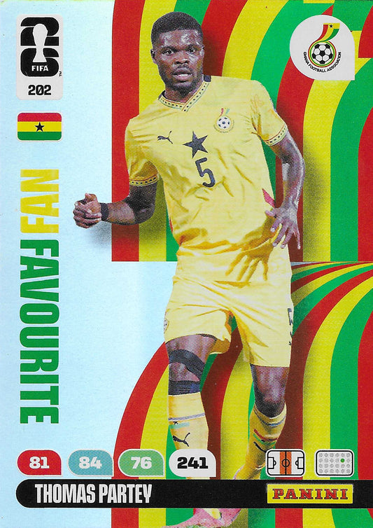 Thomas Partey Fan Favorite (202)  - Adrenalyn XL World Cup 2026