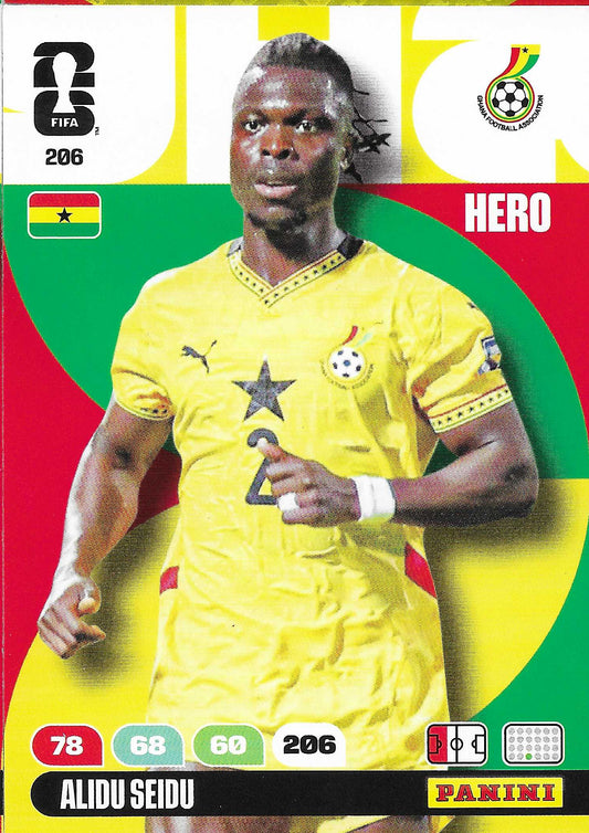 Alidu Seidu Básica (206)  - Adrenalyn XL World Cup 2026
