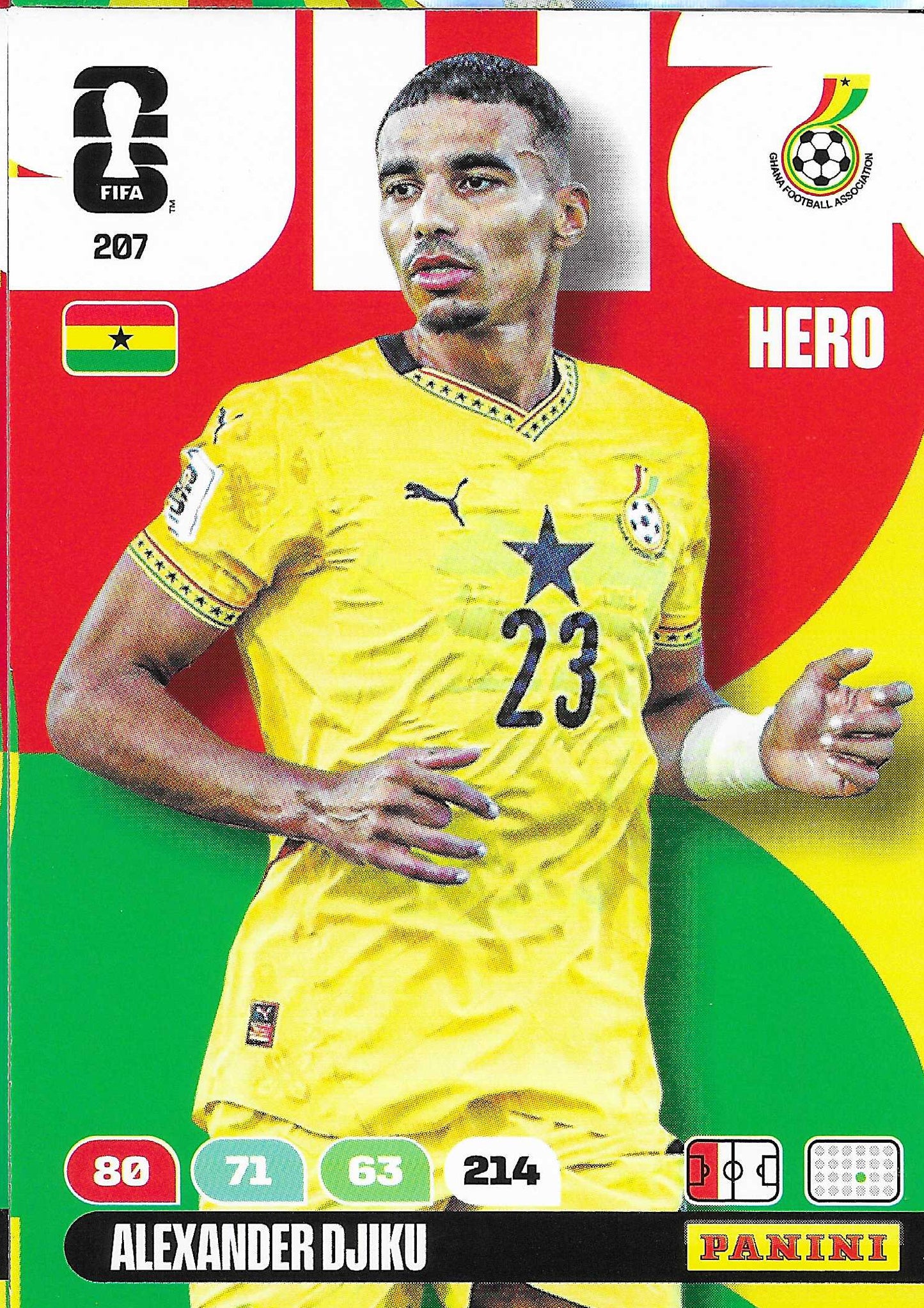 Alexander Djiku Básica (207)  - Adrenalyn XL World Cup 2026