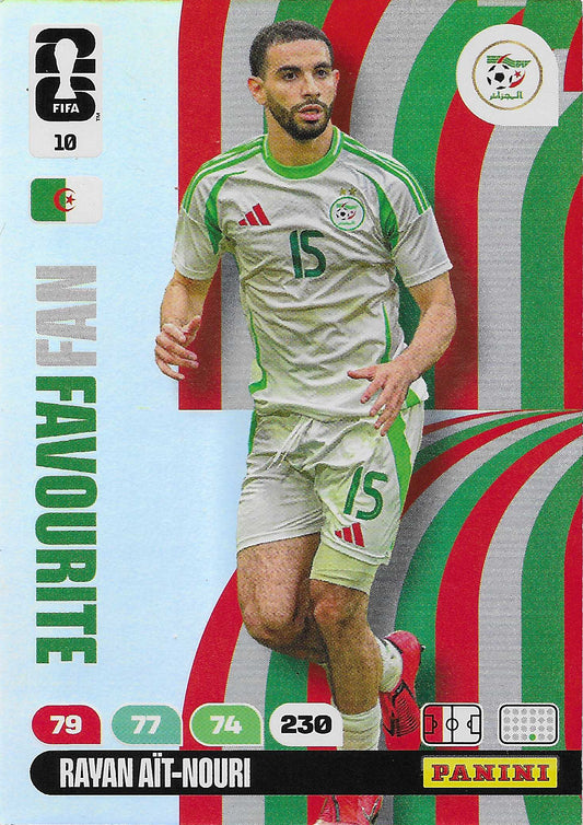 Rayan Ait-Nouri Fan Favorite (10)  - Adrenalyn XL World Cup 2026