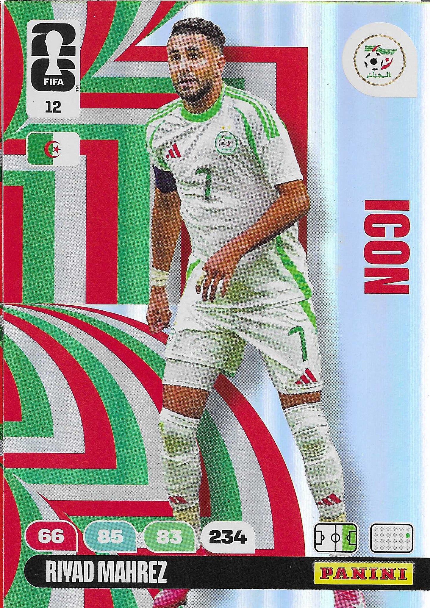 Riyad Mahrez Icon (12)  - Adrenalyn XL World Cup 2026