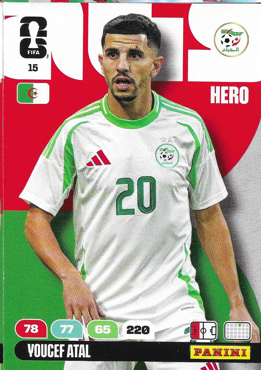 Youcef Atal Básica (15)  - Adrenalyn XL World Cup 2026