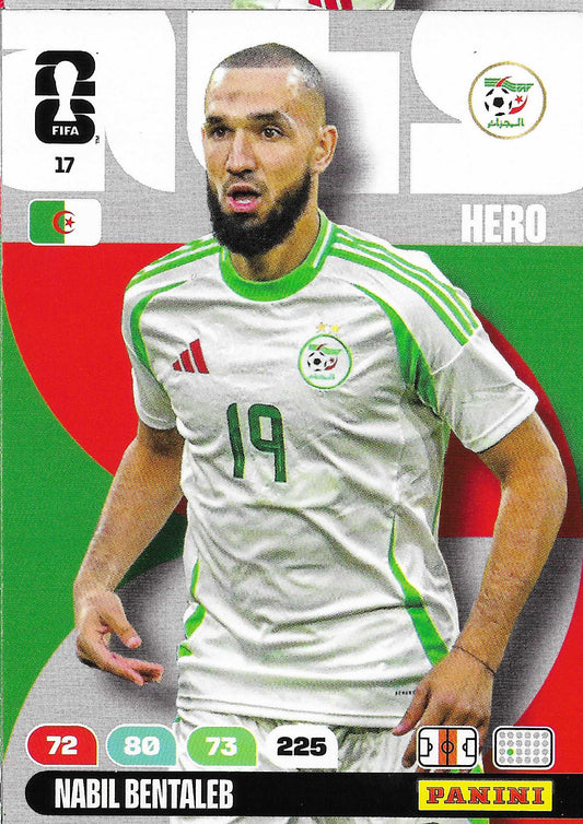 Nabil Bentaleb Básica (17)  - Adrenalyn XL World Cup 2026
